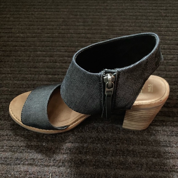 COPY - TOMS women’s denim heels - Picture 5 of 7